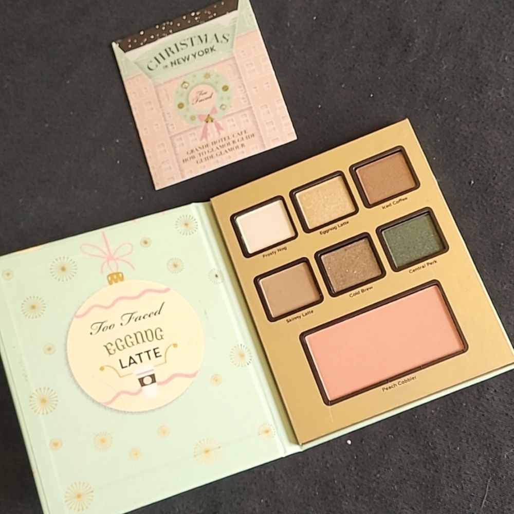 Too Faced Eggnog Latte Eyeshadow Christmas Holiday Palette